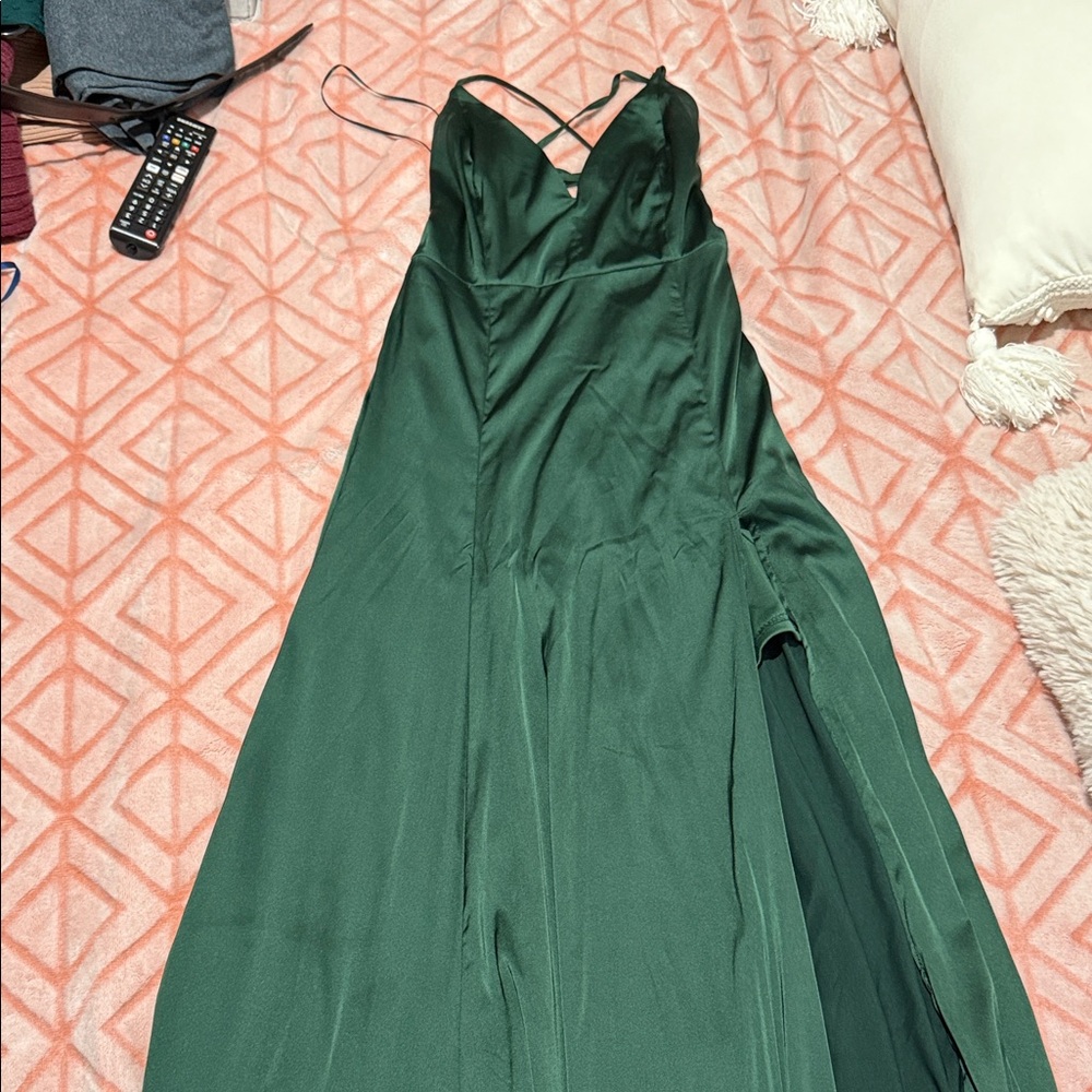 Windsor Deep Green Maxi Dress
